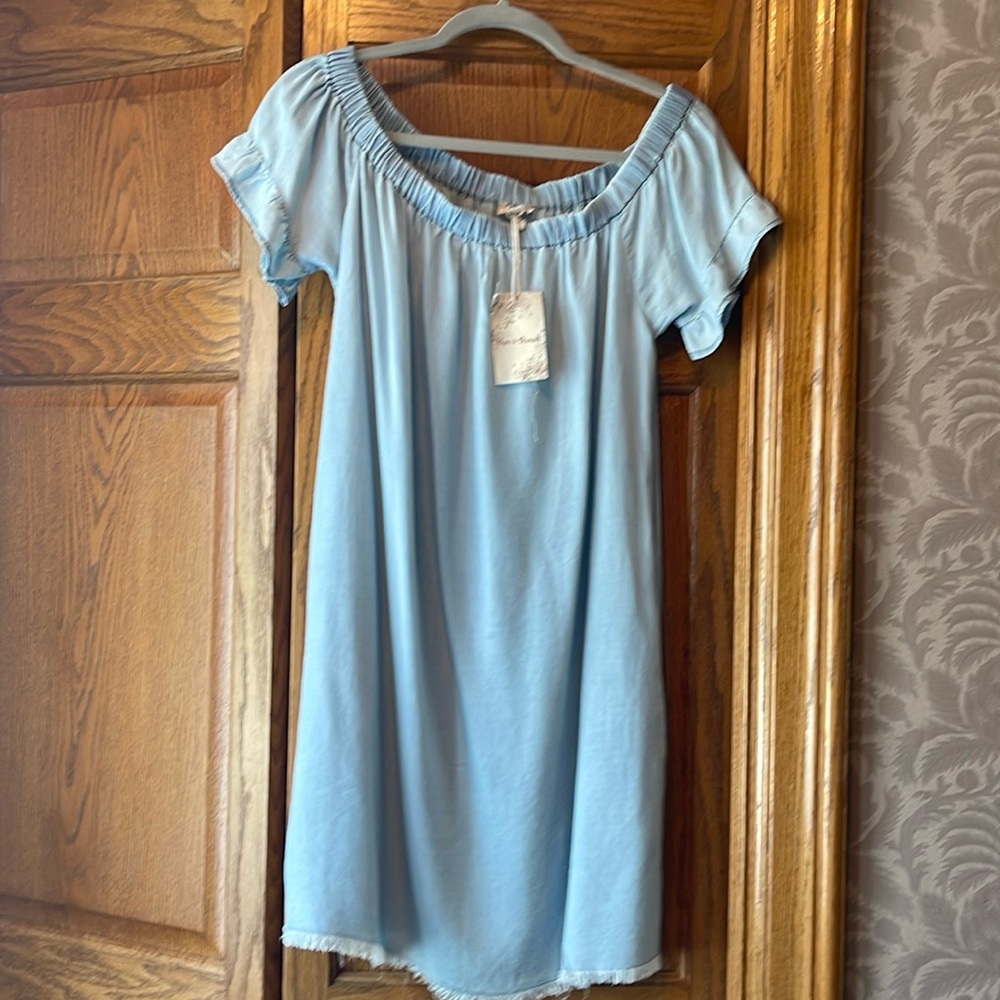 Denim chambray sweet dress